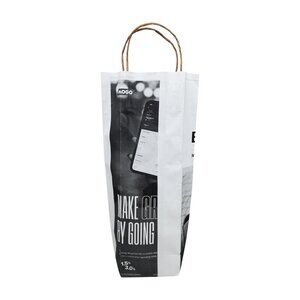 Greenii Wine Handmade Newsprint Paper Bags Recyclable Paper Grocery Bags